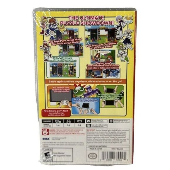 Puyo Puyo Tetris - Nintendo Switch - Factory Sealed Brand New - Picture 2 of 4